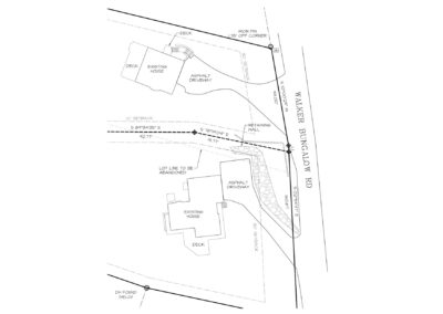 Lot Line Adjustment Plan